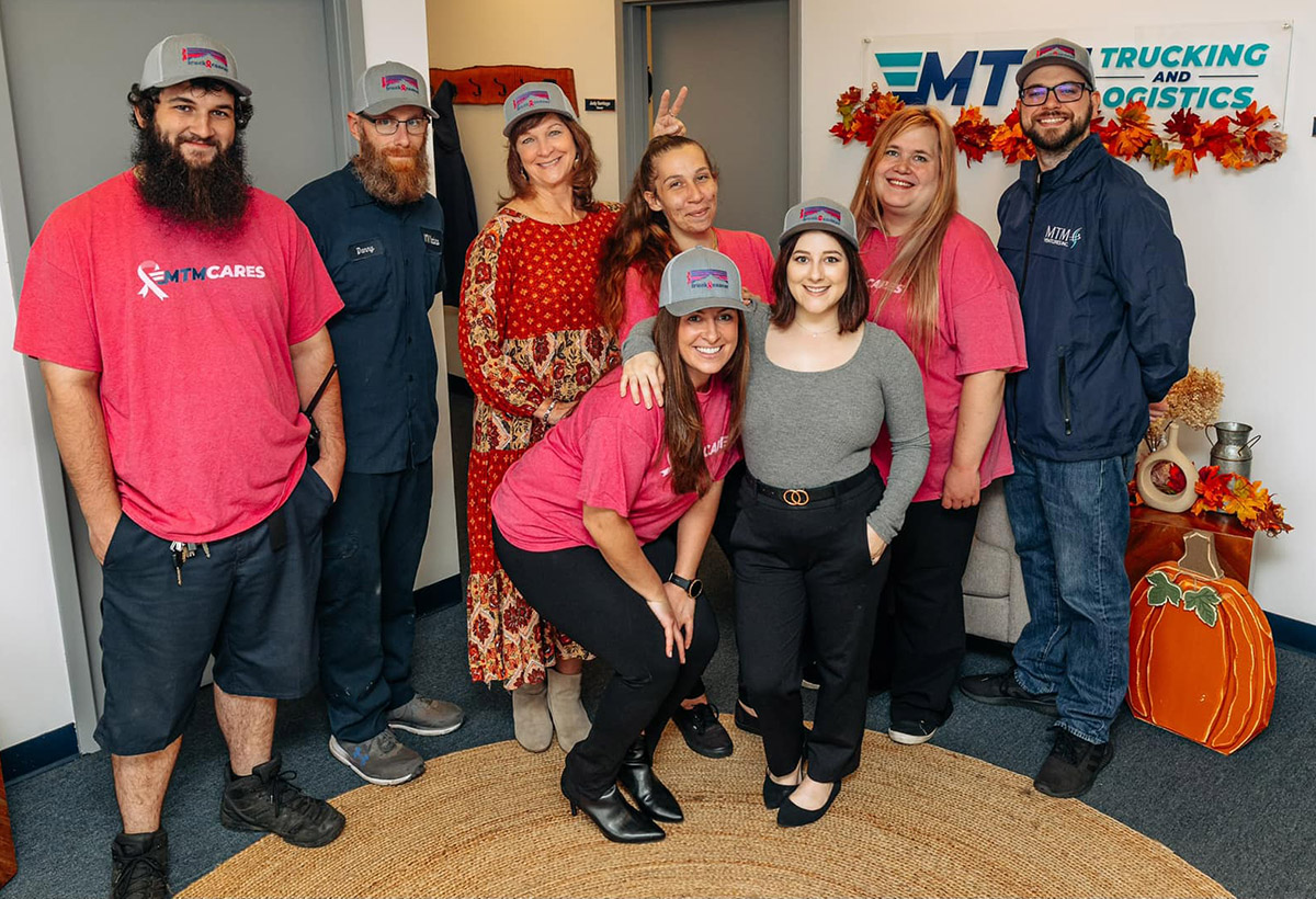 MTM team in Truck Cancer hats