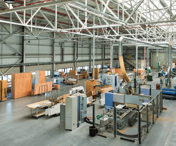 Nazareth,Israel-March 16,2018: Interior and equipment furniture factory