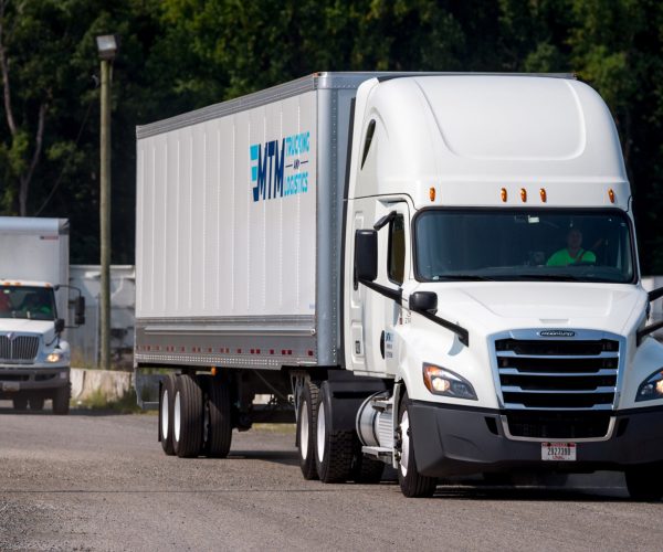 An MTM truck on the road